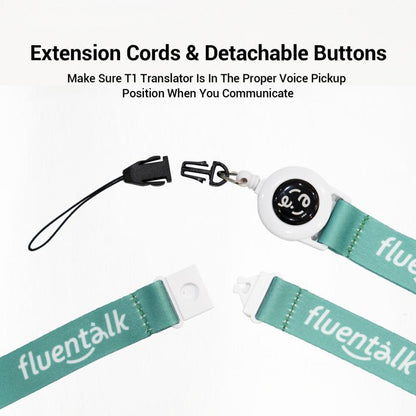 Fluentalk T1 Handheld Translator Lanyard