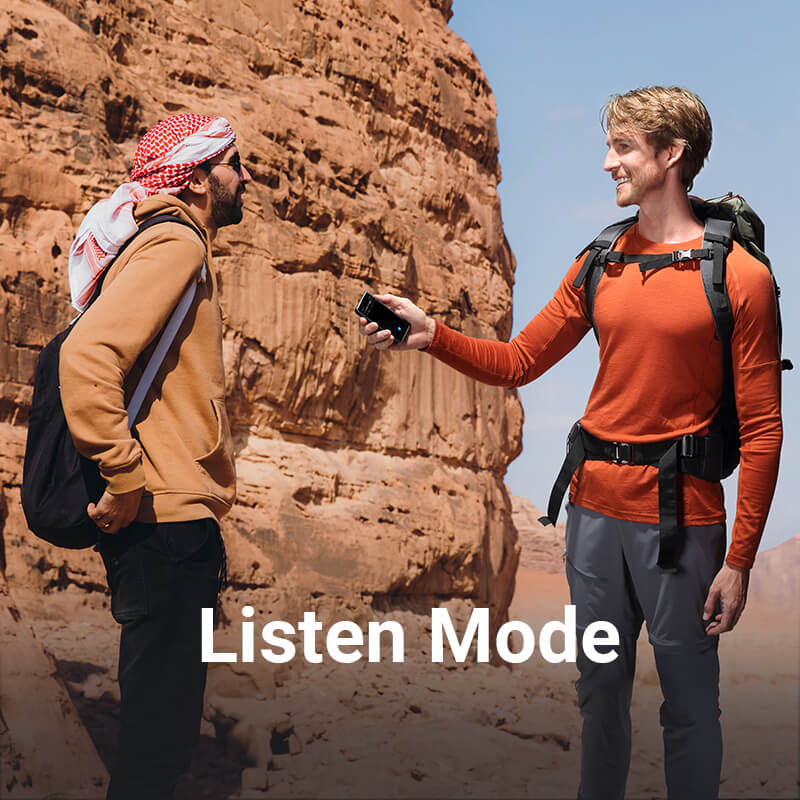 Fluentalk T1 Handheld Translator Device 6 listen mode